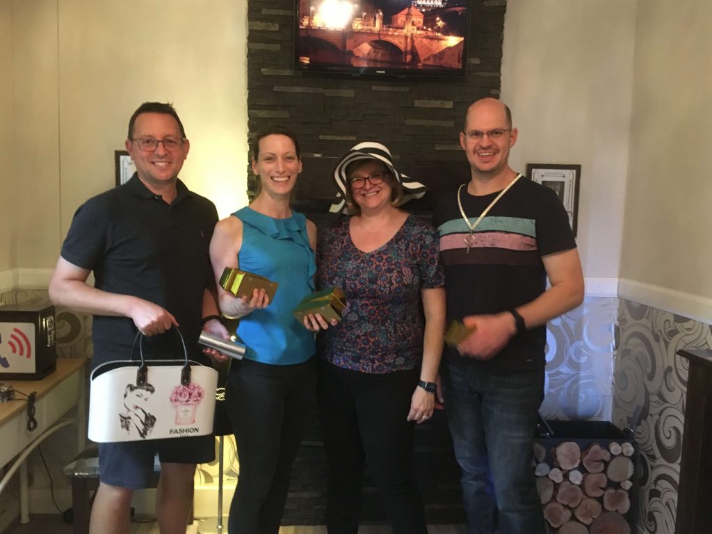 Scott and team from Escape Rooms in Sydney Blog in The Inheritance escape room