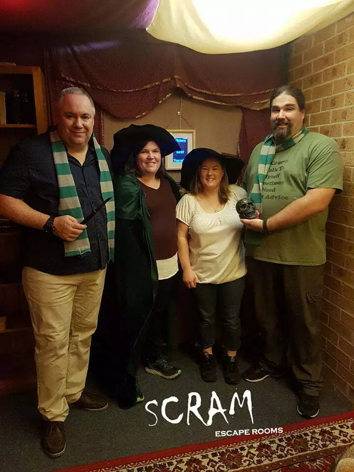 Narrow Escape Room owners playing their first ever escape room in Parramatta.